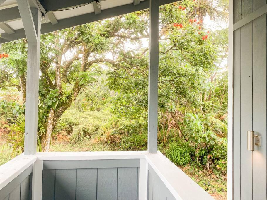 Hibiscus Hale, Full Kitchen, King Bed, Parking Apartment Keaau Bagian luar foto